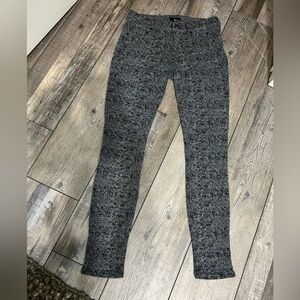 MOTHER The Looker High Rise Skinny Tweed Pants Stretch Business Casual wool